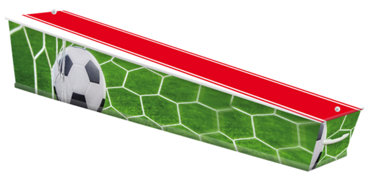 Persoonlijke uitvaartkist_basis | voetbal club kleuren